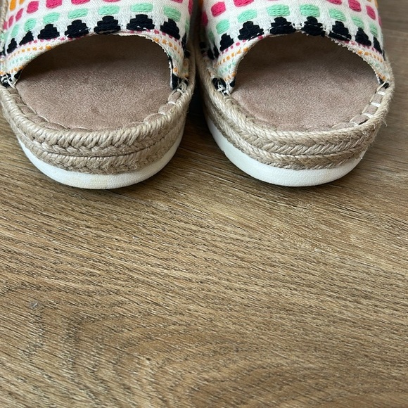Toms Multicolor Espadrille Wedge Sandals - Picture 7 of 9